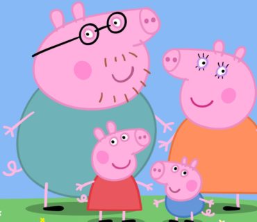 peppa pig and family
