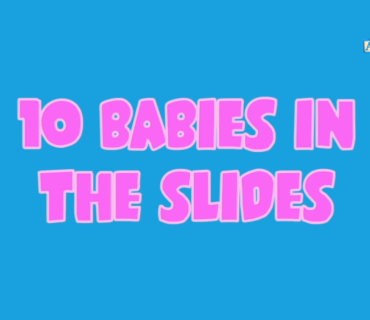 10 Little Babies on the Slide + Lyrics