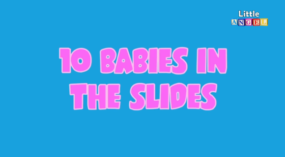 10 Little Babies on the Slide + Lyrics
